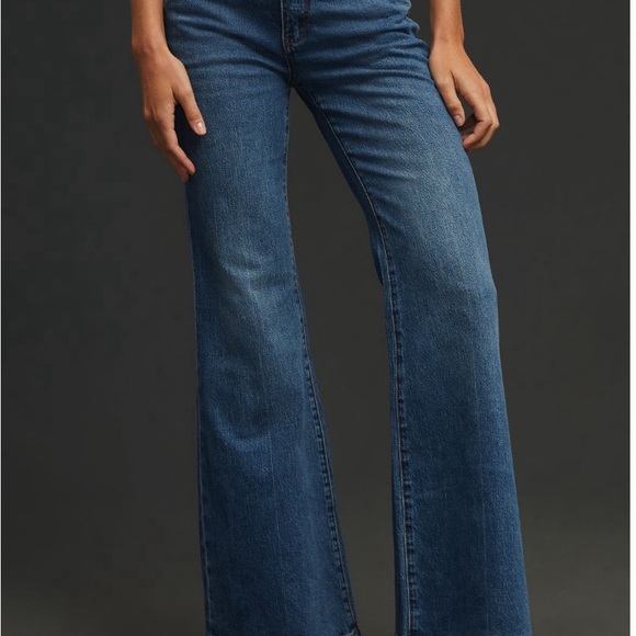 NWT- PILCRO RETRO HIGH RISE FLARE JEANS SIZE 32 - Picture 3 of 4